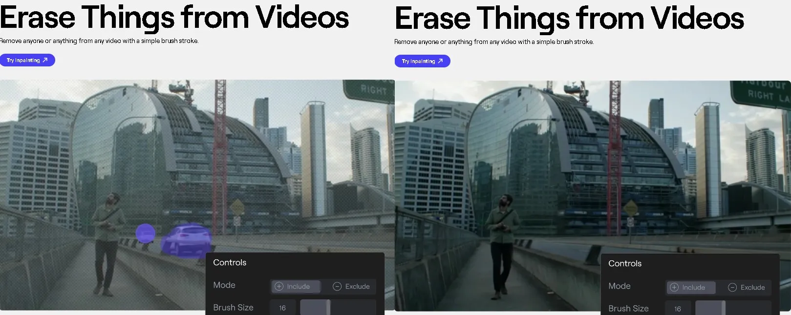runway ai erase things from videos